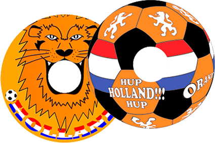 Oranje spaakbeschermers