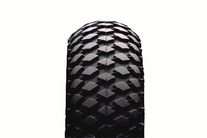 Buitenband lucht Cheng Shin/Primo, zwart, maat 8 x 2 (Ø200x50) profiel C-968 blok
