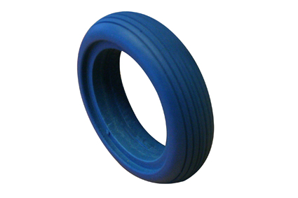 Band PU semi-lucht blauw 4 x 1 (Ø100x30) velgbreedte 23-25mm lijnprofiel