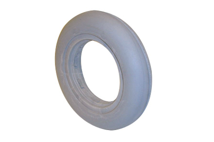 Band PU semi-lucht grijs 6 x 1¼ (Ø150x30) velgbreedte 23-25mm slick/glad profiel