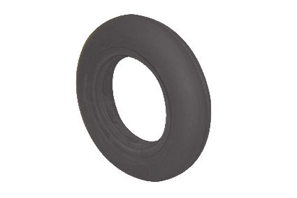 Band PU semi-lucht zwart 6 x 1¼ (Ø150x30) velgbreedte 23-25mm slick/glad profiel