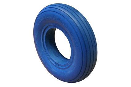 Band PU semi-lucht blauw 7 x 13/4 (Ø175x45)  velgbreedte 30-32 mm lijnprofiel