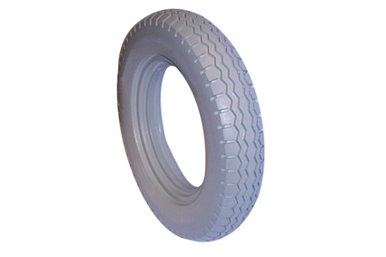 **Band PU semi-lucht grijs 12 ½ x 2¼ (Ø325x55) velgbreedte 26-28mm Power blokprofiel