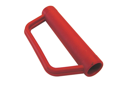 Handvat, type Safetygrip, afm. Ø27 x 160 mm, rood, voor warme montage