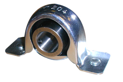 KDF plaatstalen kussenblok type  SBPP 201 verzinkt, as Ø 12 mm